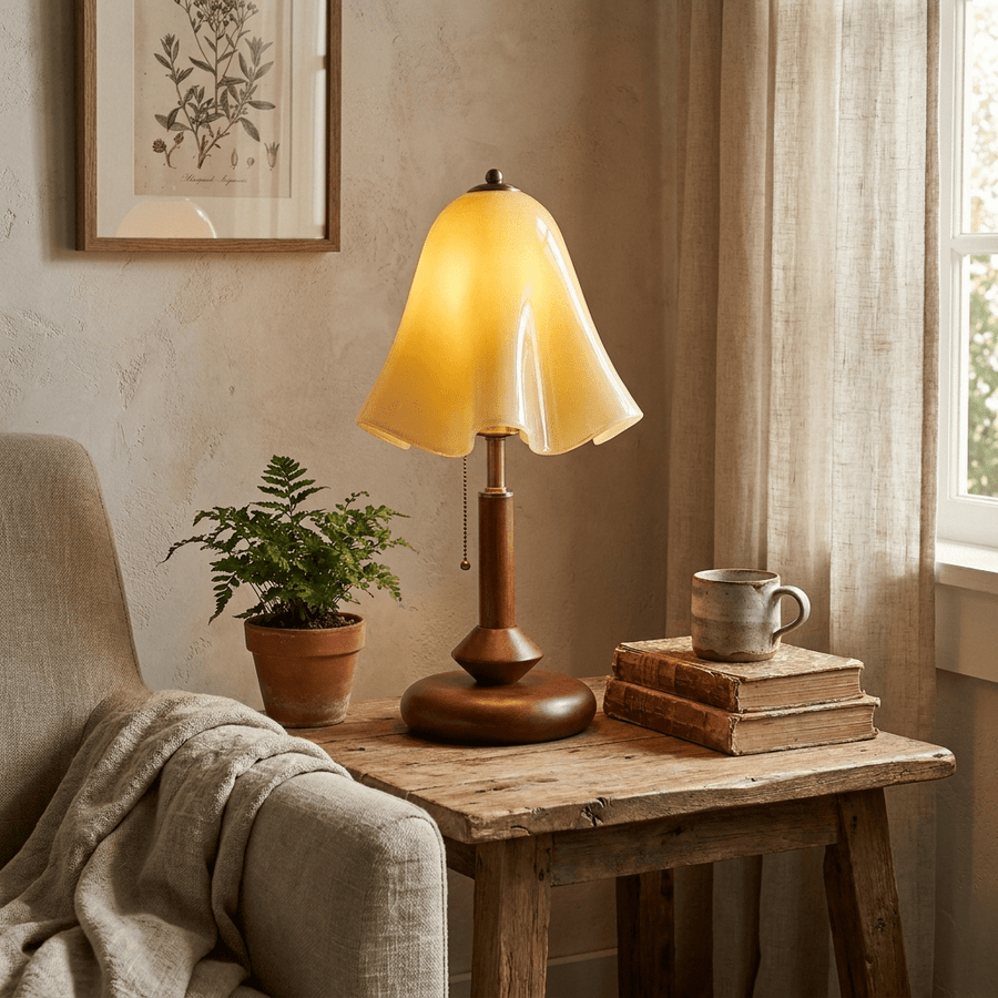 Bell Glass Table Lamp