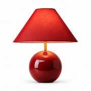 Cinabra Red Ceramic Table Lamp
