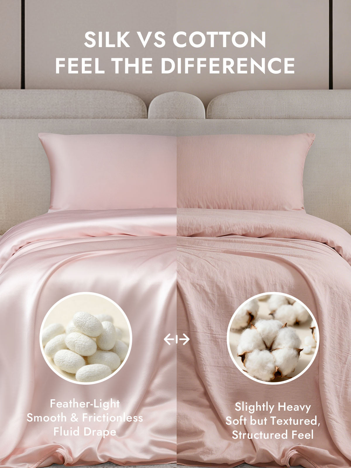 25Momme Mulberry Silk Seamless Duvet Cover (WITHOUT PILLOWCASES)