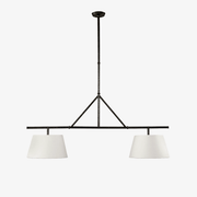 Two Light Linear Island Pendant Lamp