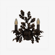 Oak Leaf Wrought Sconce