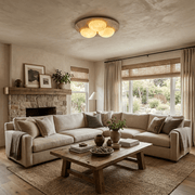 Trio Travertine Ceiling Light