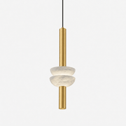 Alabaster Column Pendant Lamp