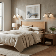 Aveline Alabaster Double Cone Wall Sconce
