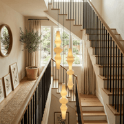 Virelia Sculptural Mulberry Silk Pendant Light