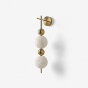 Solenne Alabaster Beaded Wall Sconce