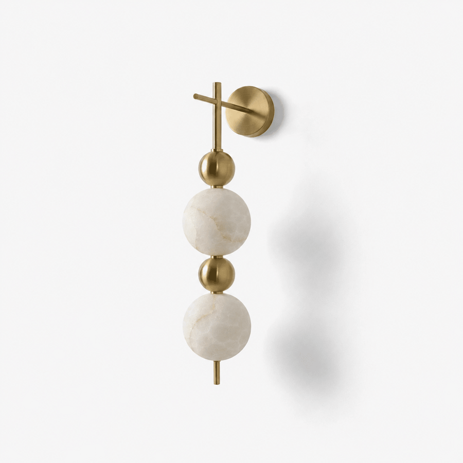 Solenne Alabaster Beaded Wall Sconce