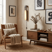 Norix Alabaster Frame Plug-in Wall Light