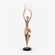 Pose Yoga Sculpture Floor Lamp