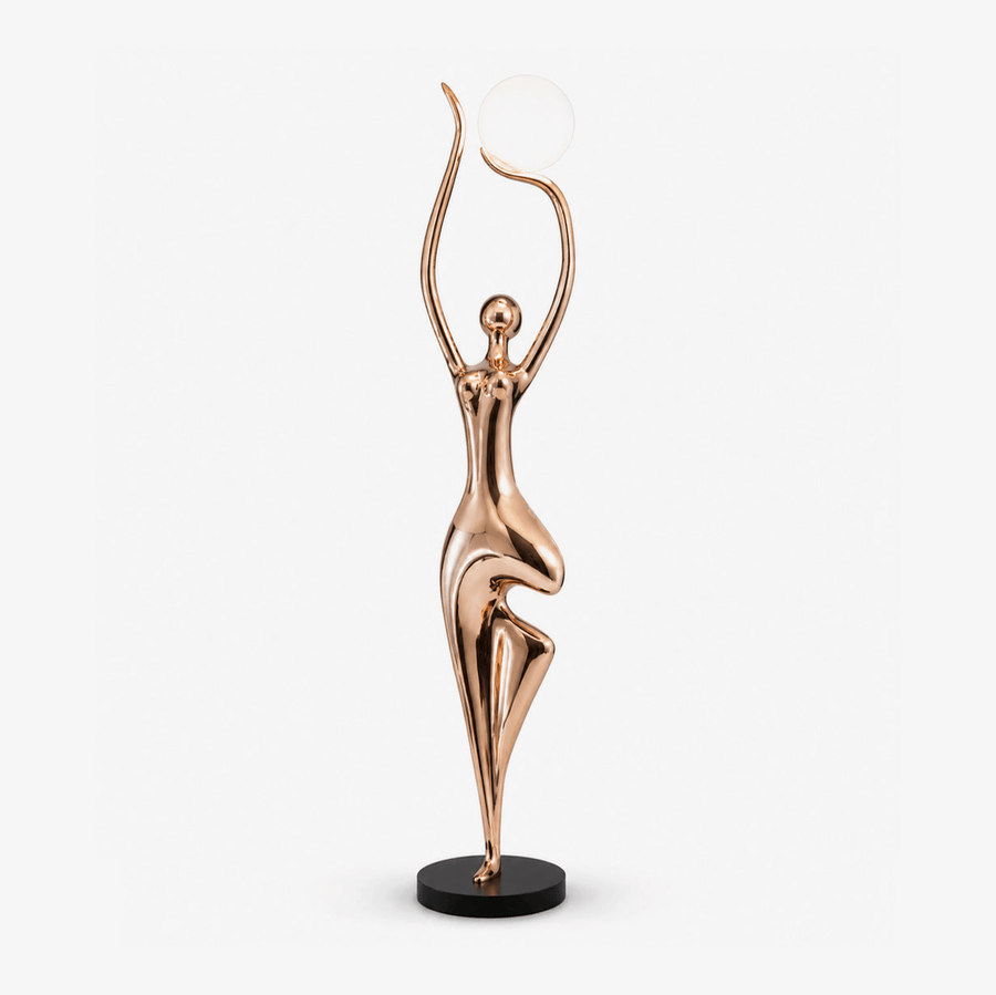 Pose Yoga Sculpture Floor Lamp