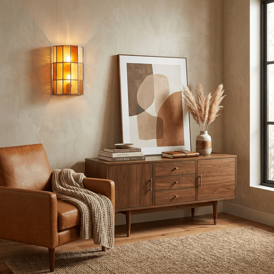 Spectra Faceted Glass Wall Sconce