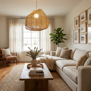 Cairn Woven Rattan Pendant Lamp