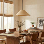 Brim Fabric Cone Pendant Lamp