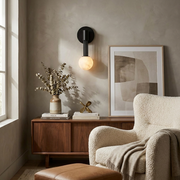 Obra Alabaster Globe Wall Sconce