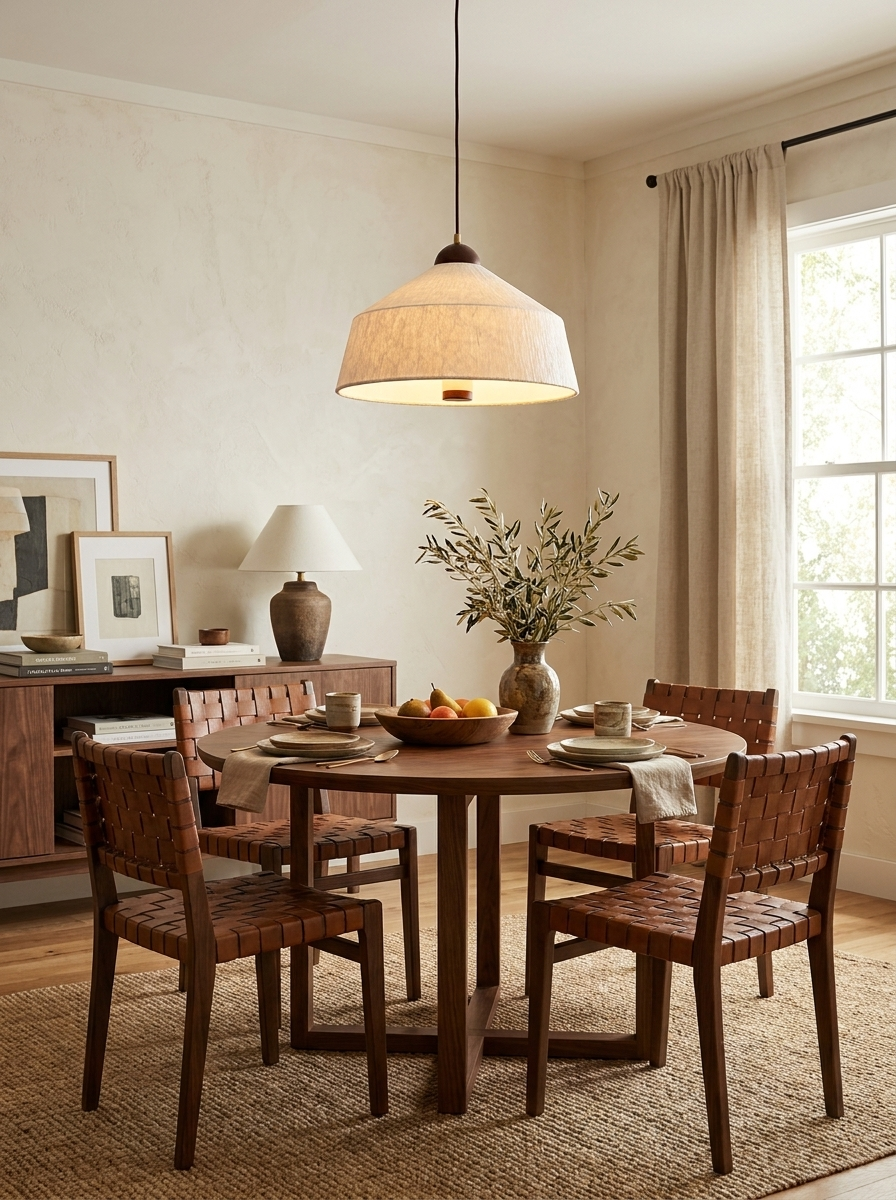 Parchment Rice Paper Pendant Lamp