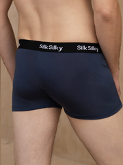3Pcs 100% Mulberry Silk Men's Comfort Breathable Boxer Brief Underwear