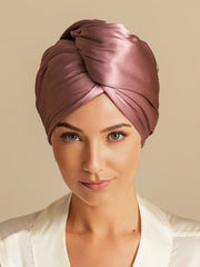 100% Mulberry Silk Double-Sided Hair Towel Wrap – Quick Dry, Frizz Free & Gentle on Hair