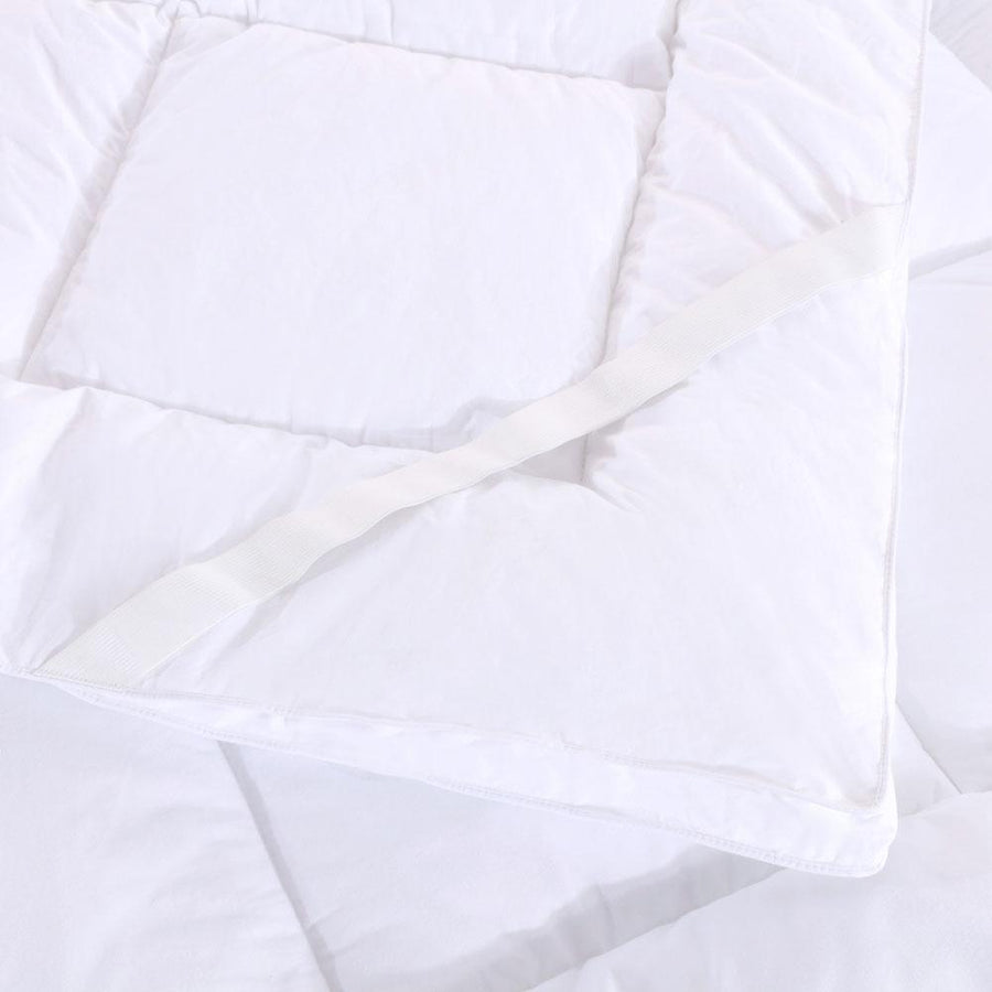 2 Inch Thick Abripedic™ Comfort Mattress Topper 100% Cotton Shell, White Alternative Down fill