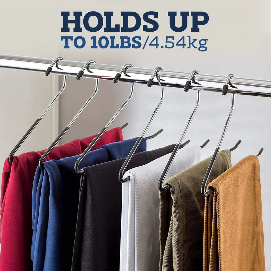 Sleepwyn Z-Shaped Metal Hangers Non Slip Set (10 Pcs)