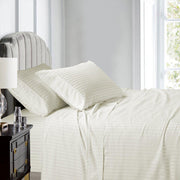 Flex Top California King Sheet Set - 608 Damask Stripe