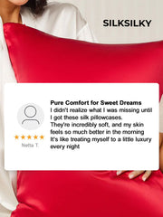 22Momme 100% Mulberry Silk Pillowcase - Hidden Zipper