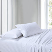 Attached Waterbed Sheet Set Stripe 300 Thread Count