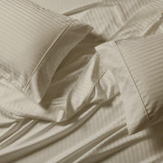Split King Adjustable Sheets - Striped 650 Easy Care
