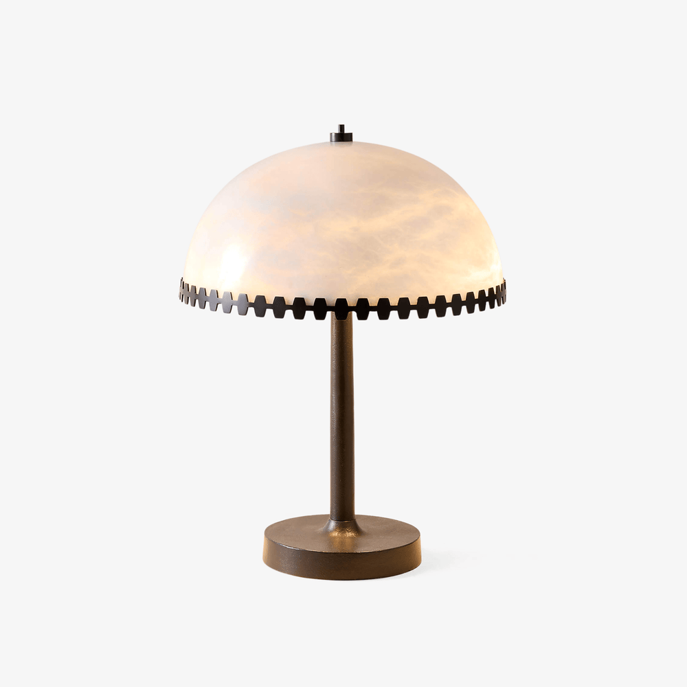 Lunarra Dome Alabaster Table Lamp