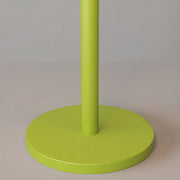 3-Light Green Floral Glass Contemporary Floor Lamp