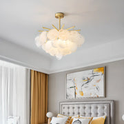 3 Tiers Round Clear Glass Shades Pendant Light