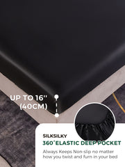 19Momme Mulberry Silk Seamless Fitted Sheet