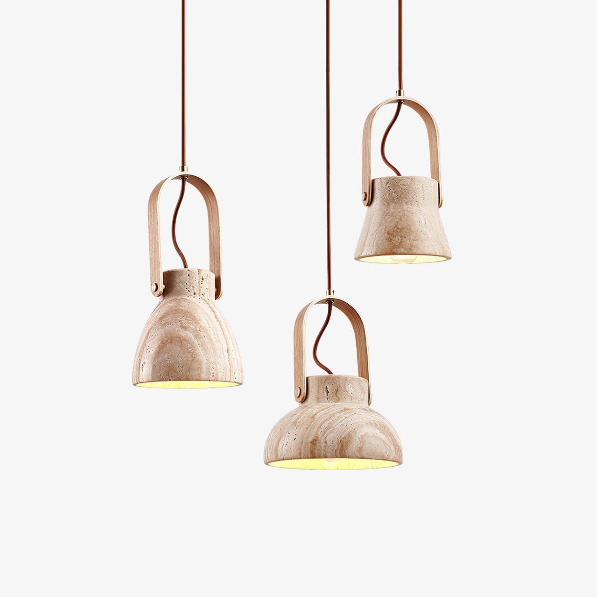 Aveline Travertine Pendant Light