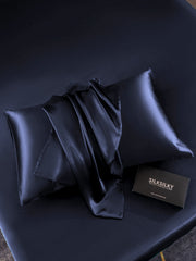 2Pcs 19Momme 100% Mulberry Silk Pillowcases Bundle - Hidden Zipper