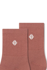Adult Crew Socks in Ember