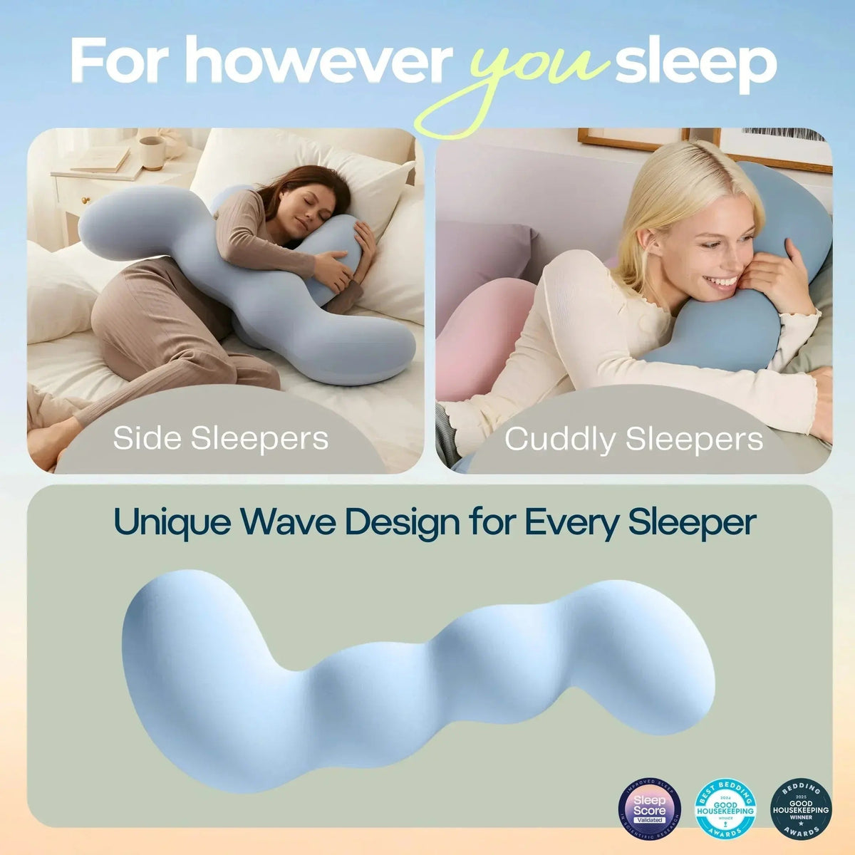Sleepwyn Dino Full Body Pillow 2.0