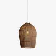 Lantern Woven Rattan Pendant Lamp