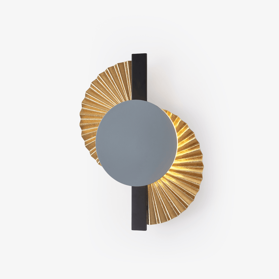 Gilded Fan Wall Lamp