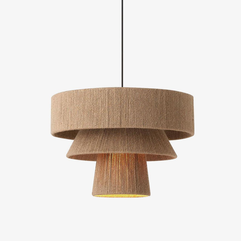 Tavira Tiered Hemp Rope Pendant Light