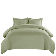 Wrinkle-Free Cotton Blend 600 Thread Count  Duvet Cover Set