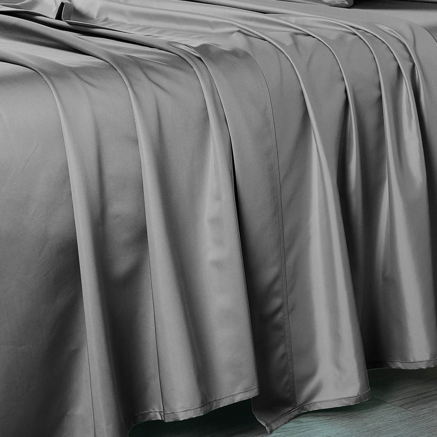 Flat Sheet 110 X 122 Inches - Luxurious 608 Cotton