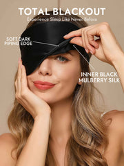 100% Mulberry Silk Elastic Band Sleep Eye Mask