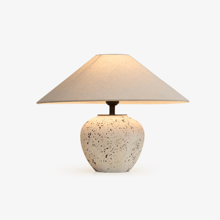 Speckled Ceramic Jar Table Lamp