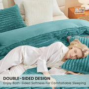 Sleepwyn Winter Flano Fleece Duvet Cover Set (3pcs)