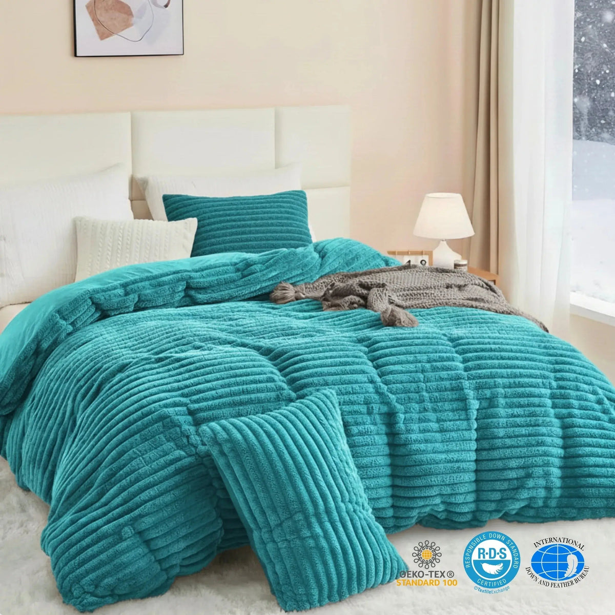 Sleepwyn Winter Flano Fleece Duvet Cover Set (3pcs)