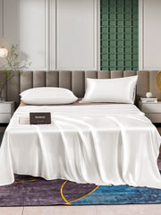 25Momme 3Pcs Silk Set Flat Sheet+2x Pillowcases