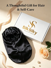 Elegant 100% Mulberry Silk Bonnet for Long Hair