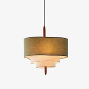 Talia Tiered Fabric Pendant Light