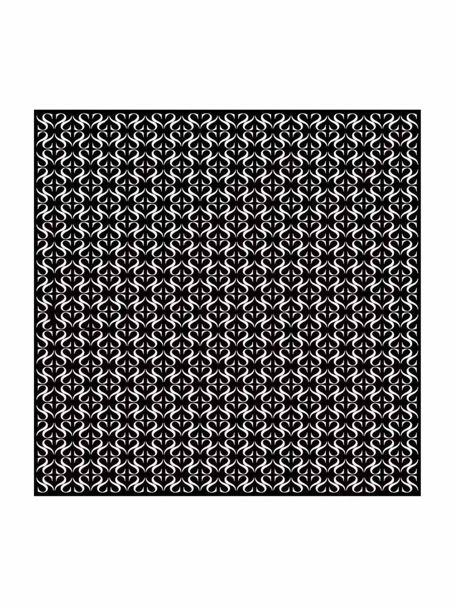 100% Mulberry Silk S Square Scarf - Size 90x90cm