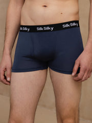 100% Mulberry Silk Men's Comfort Breathable Boxer Brief Underwear