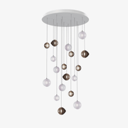 Cosmic Sphere Cascade Chandelier